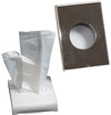 Distributeur à sachet pour bande hygiénique (Chromé)
