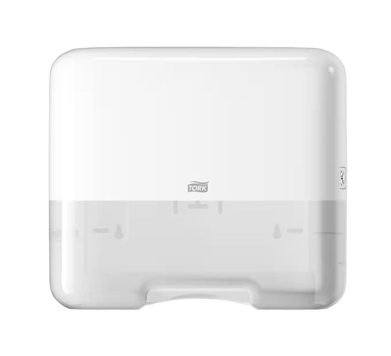 TORK Distributeur mini pour papier pliage en Z, V ou C (Blanc)